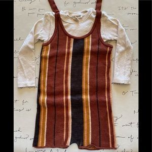 Misha & Puff one piece with undershirt 12-18 EUC